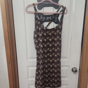 BuffBunny Floral Black Dress